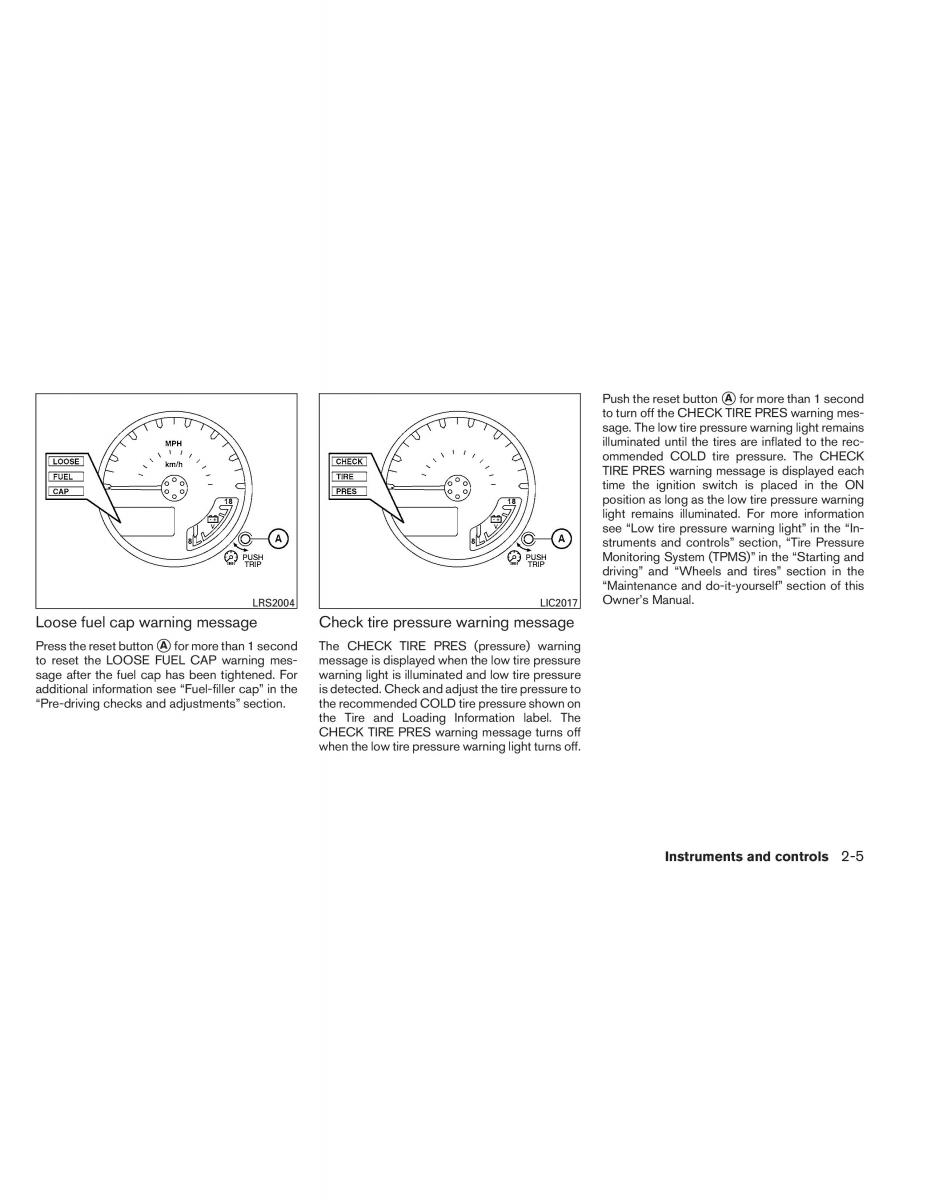 Nissan Pathfinder III 3 owners manual / page 90