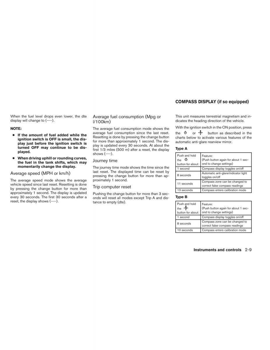 Nissan Pathfinder III 3 owners manual / page 94