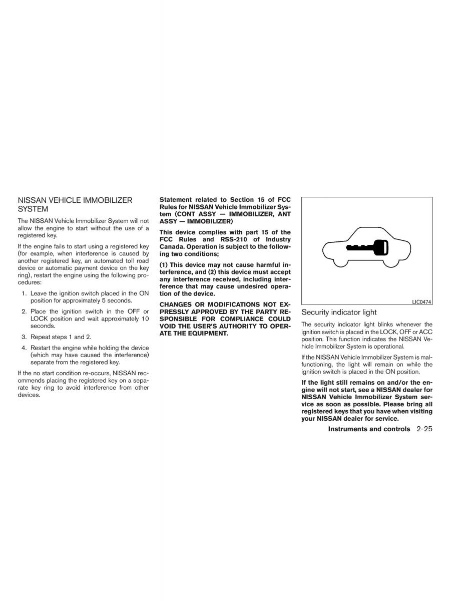 Nissan Pathfinder III 3 owners manual / page 110