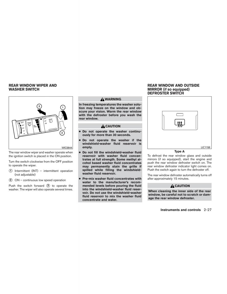 Nissan Pathfinder III 3 owners manual / page 112