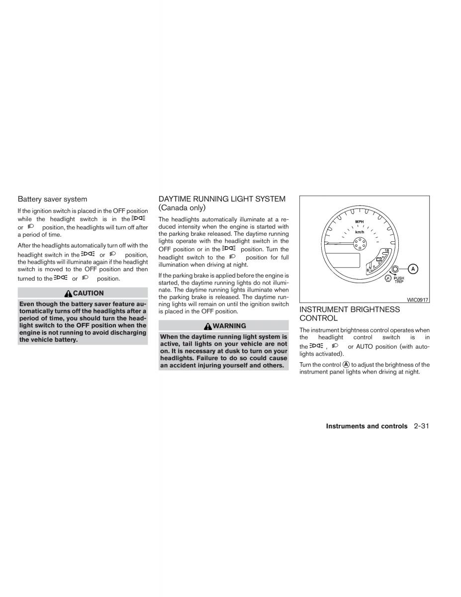 Nissan Pathfinder III 3 owners manual / page 116