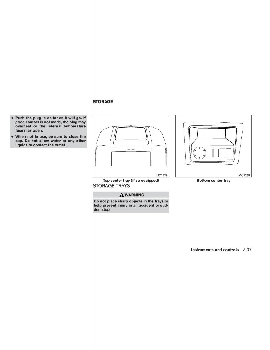 Nissan Pathfinder III 3 owners manual / page 122