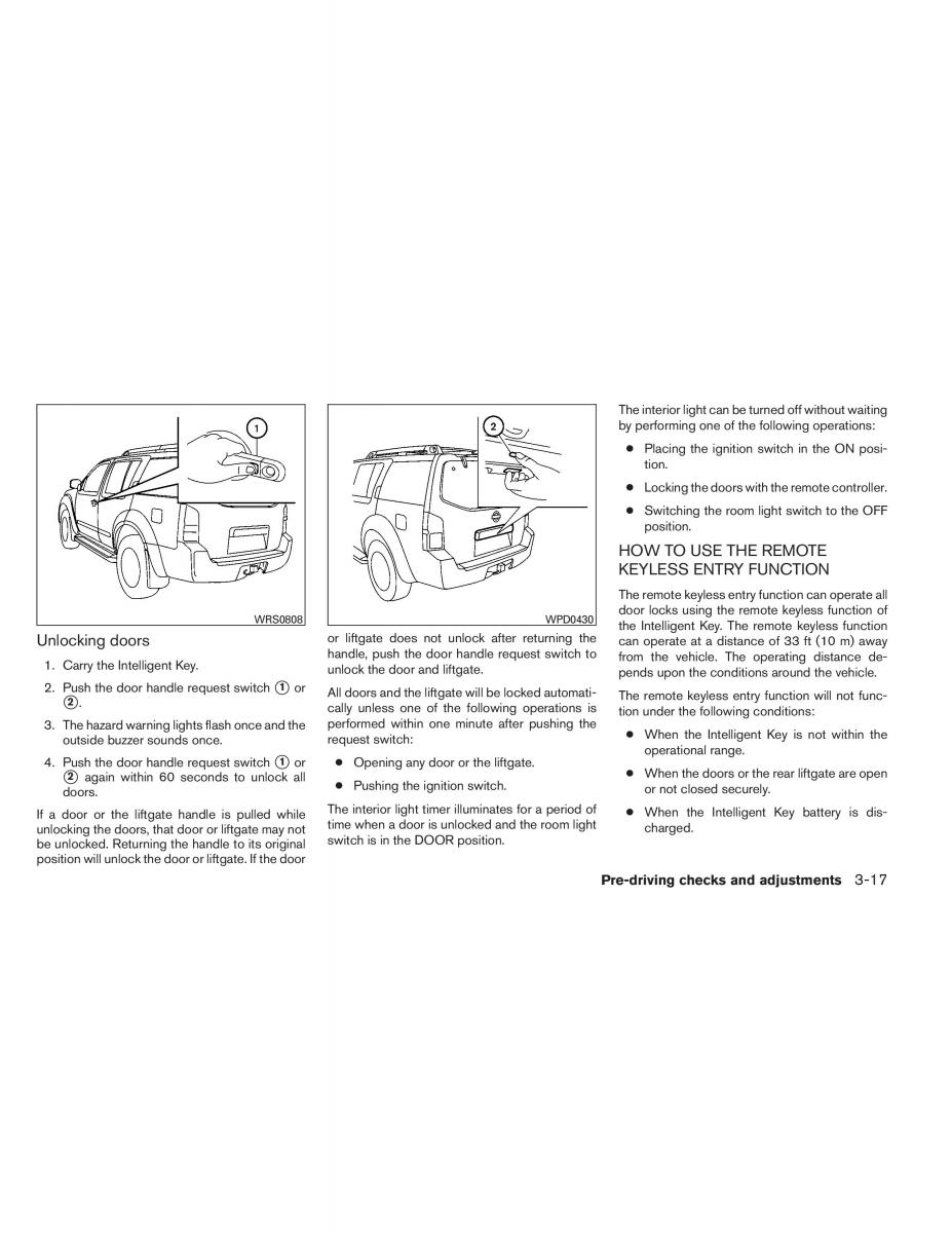 Nissan Pathfinder III 3 owners manual / page 156