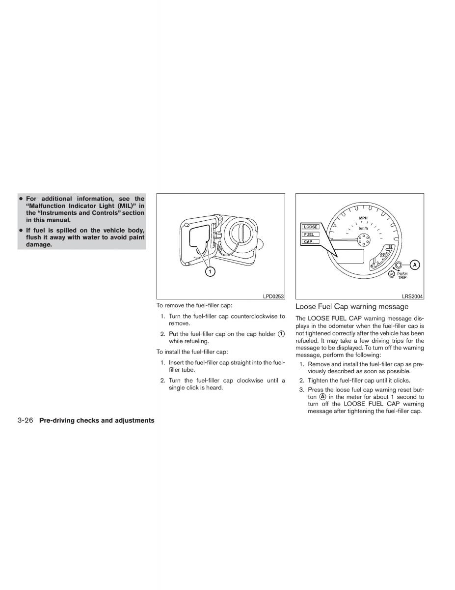 Nissan Pathfinder III 3 owners manual / page 165