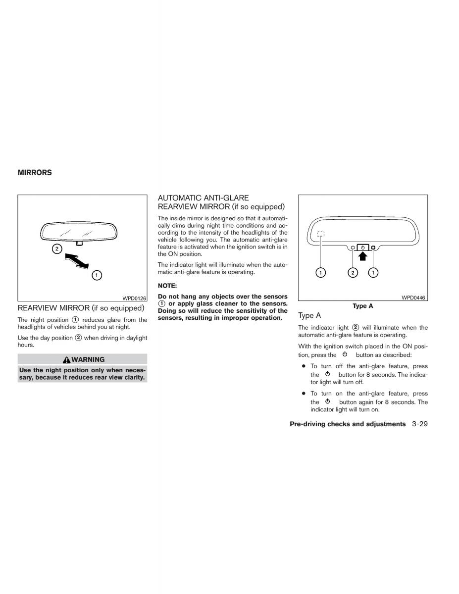 Nissan Pathfinder III 3 owners manual / page 168