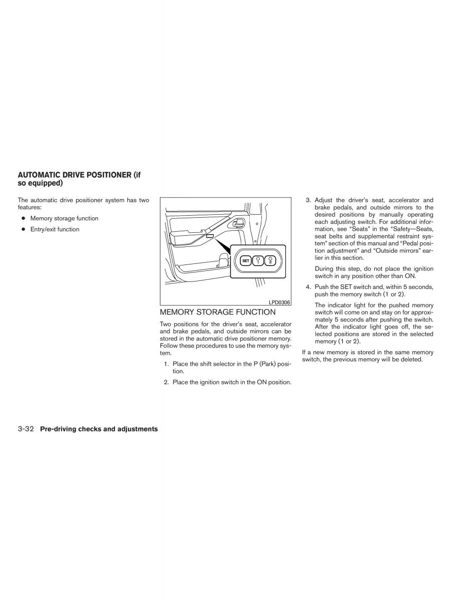 Nissan Pathfinder III 3 owners manual / page 171