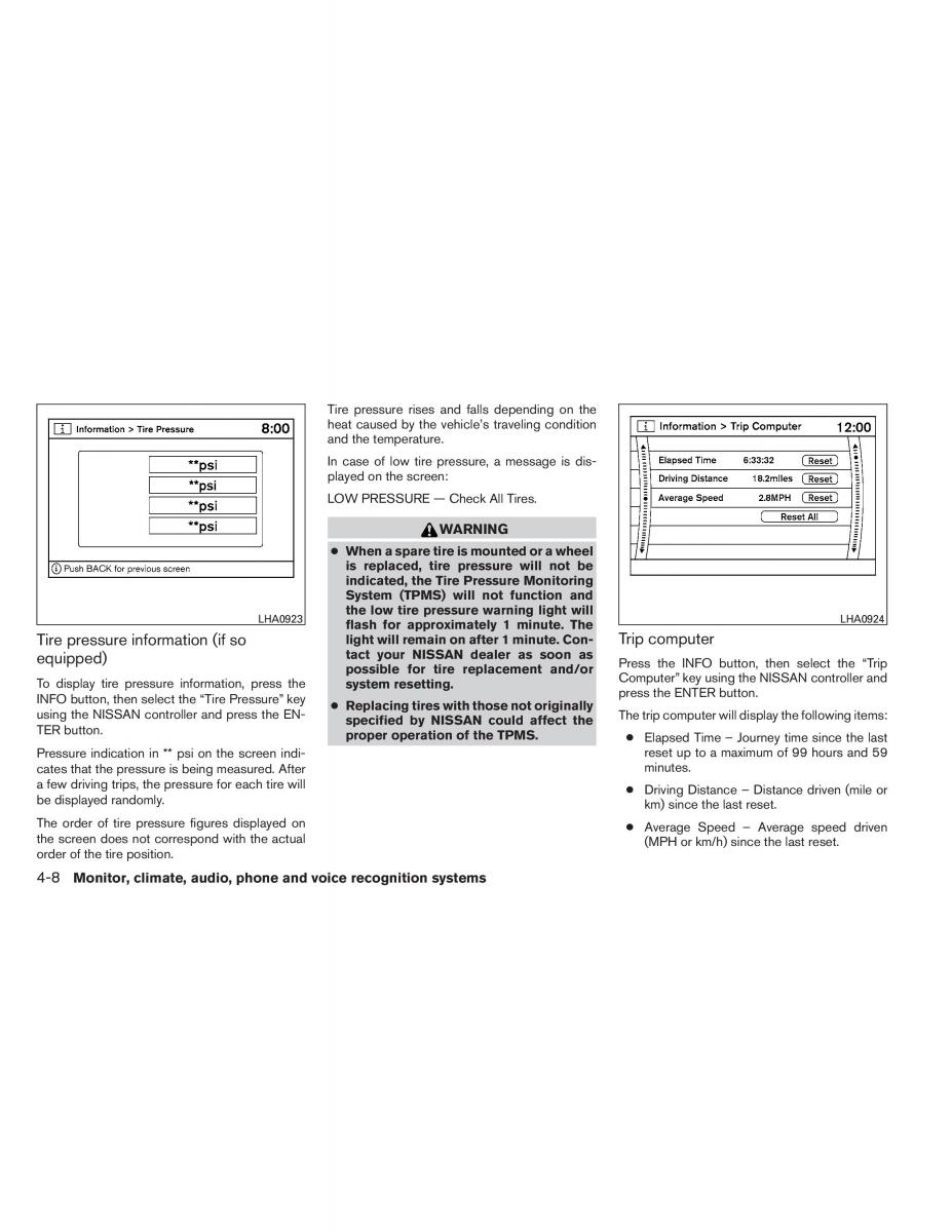 Nissan Pathfinder III 3 owners manual / page 181