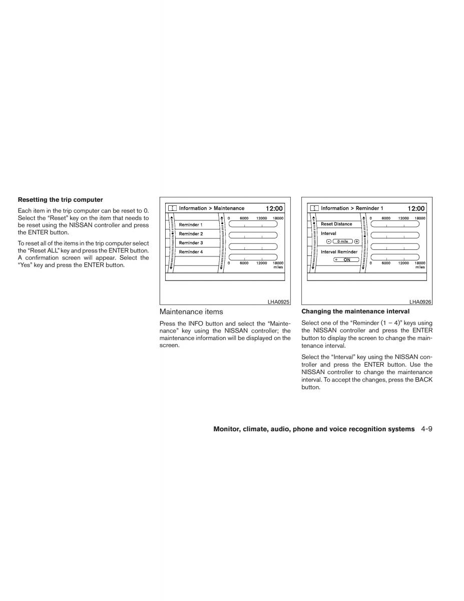 Nissan Pathfinder III 3 owners manual / page 182