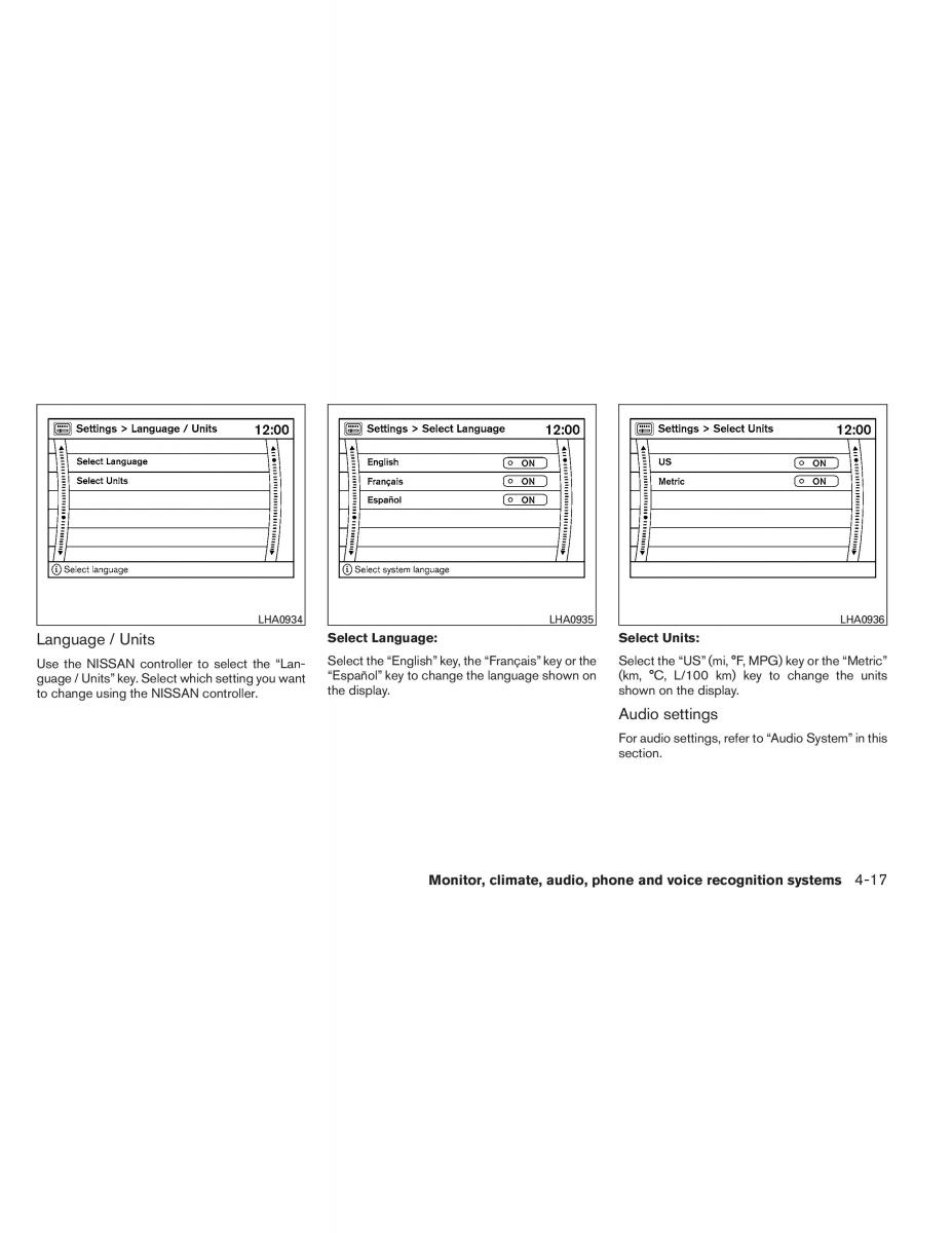 Nissan Pathfinder III 3 owners manual / page 190