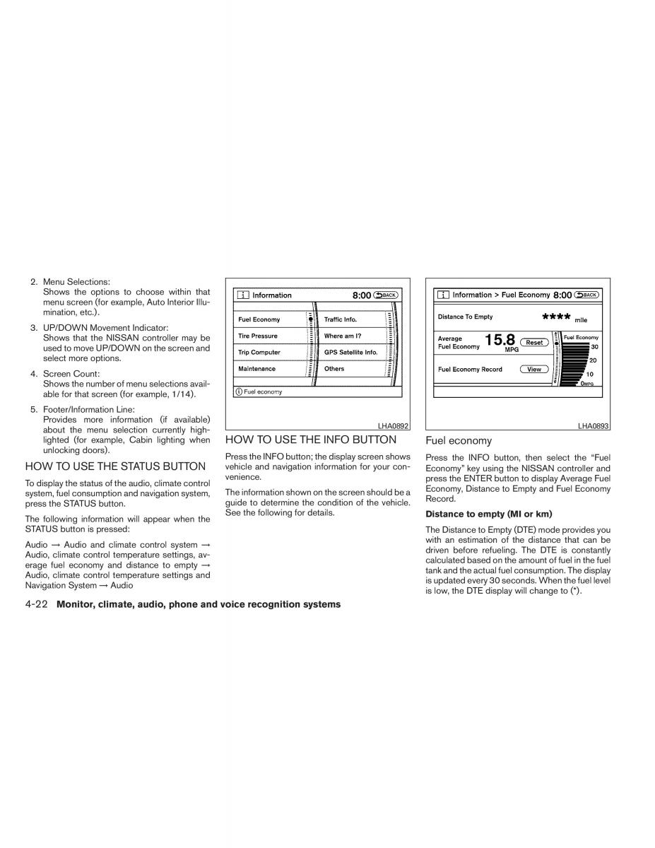 Nissan Pathfinder III 3 owners manual / page 195