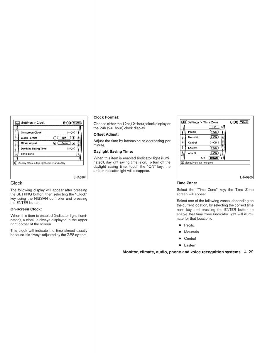 Nissan Pathfinder III 3 owners manual / page 202