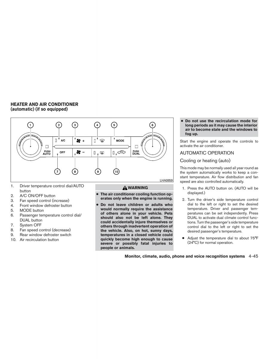 Nissan Pathfinder III 3 owners manual / page 218