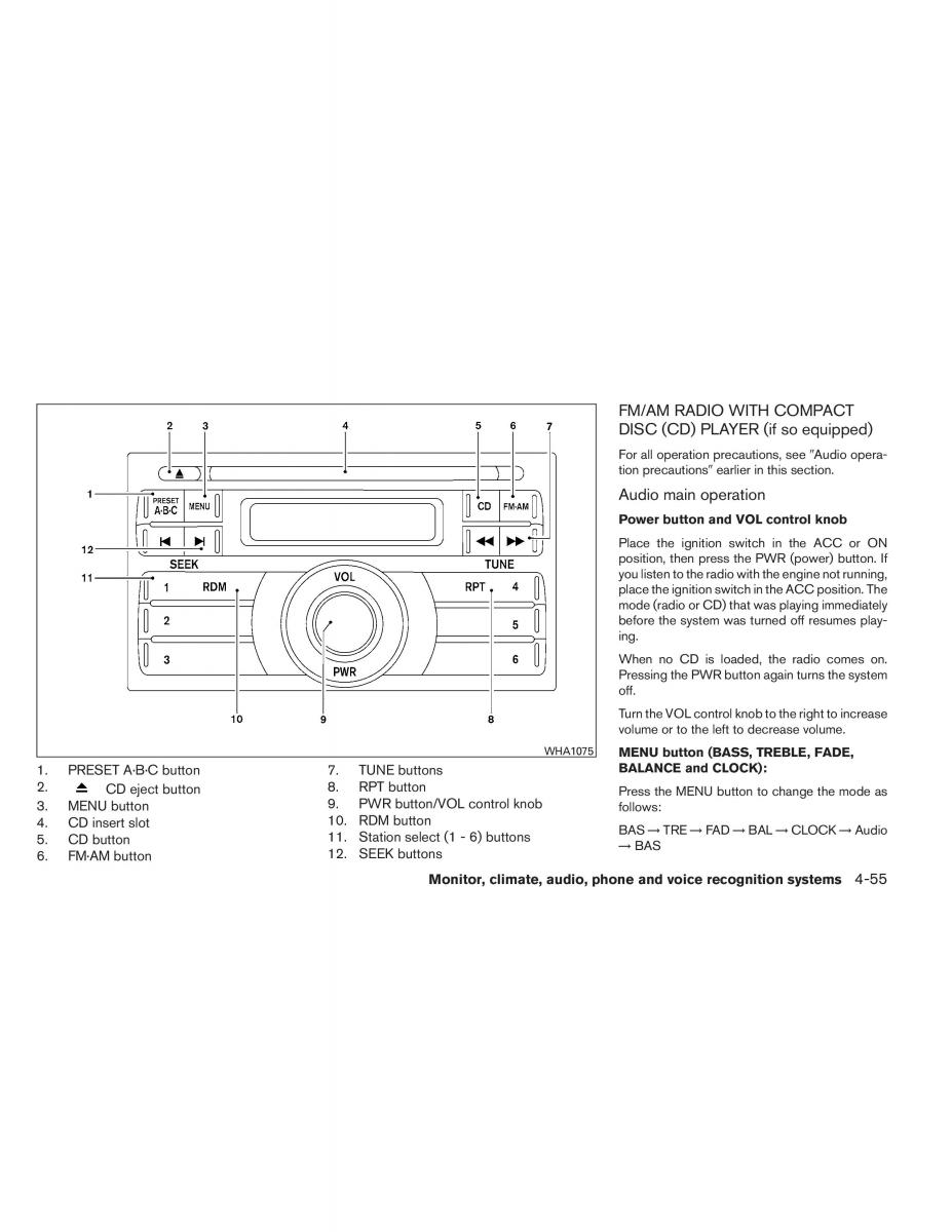 Nissan Pathfinder III 3 owners manual / page 228