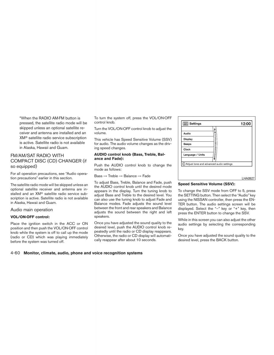 Nissan Pathfinder III 3 owners manual / page 233