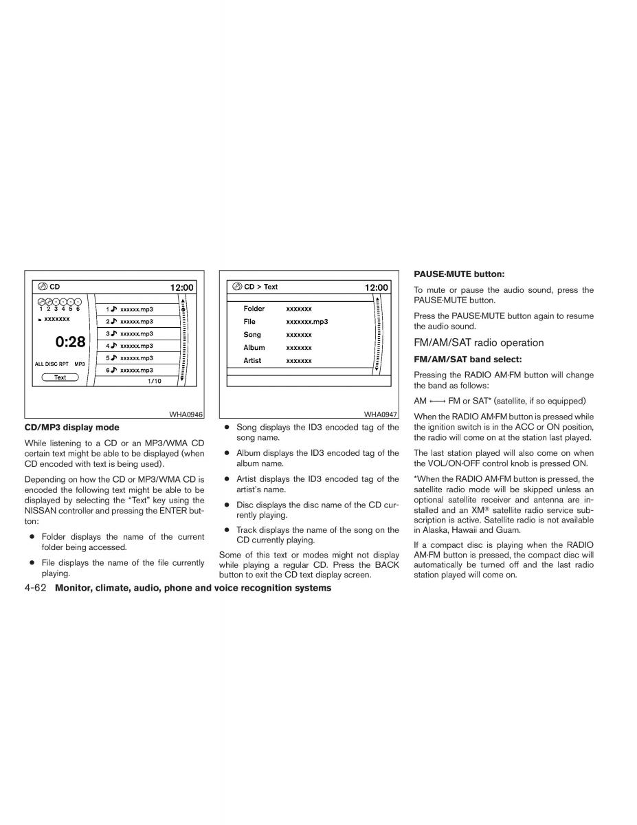 Nissan Pathfinder III 3 owners manual / page 235