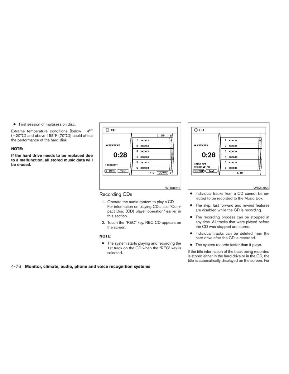 Nissan Pathfinder III 3 owners manual / page 249