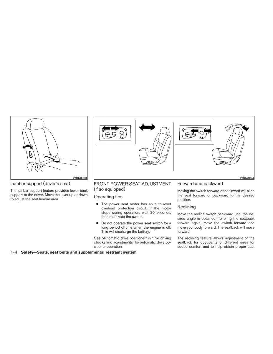 Nissan Pathfinder III 3 owners manual / page 25