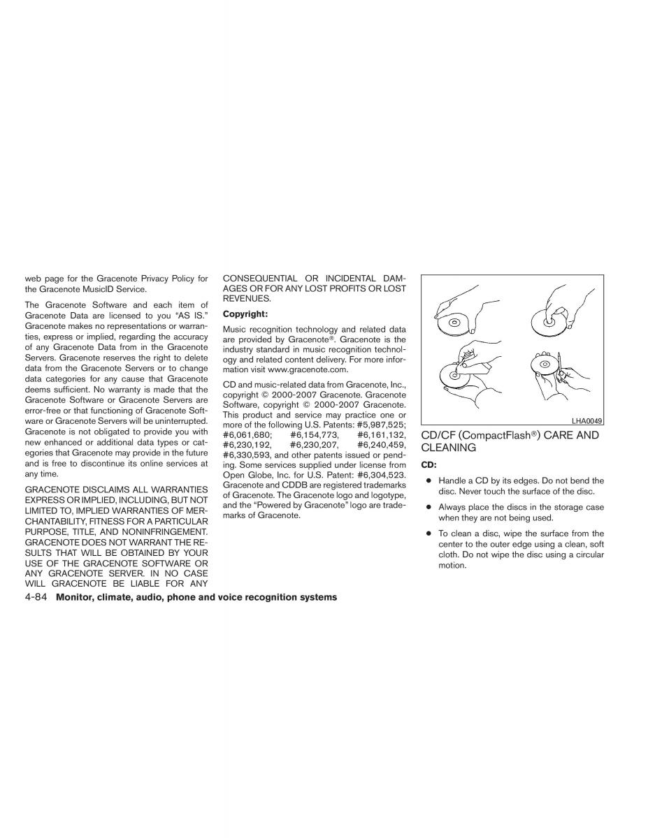 Nissan Pathfinder III 3 owners manual / page 257