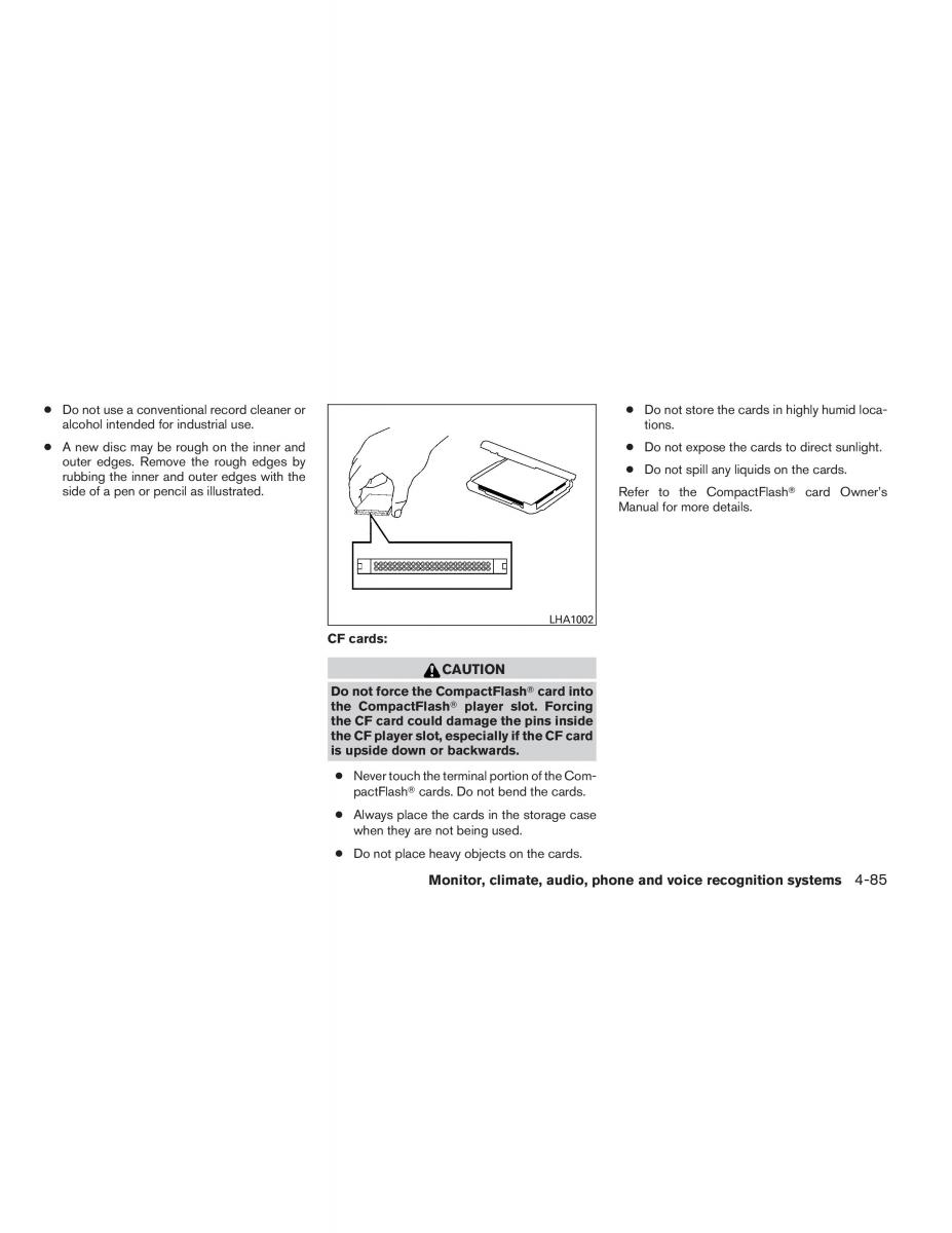 Nissan Pathfinder III 3 owners manual / page 258