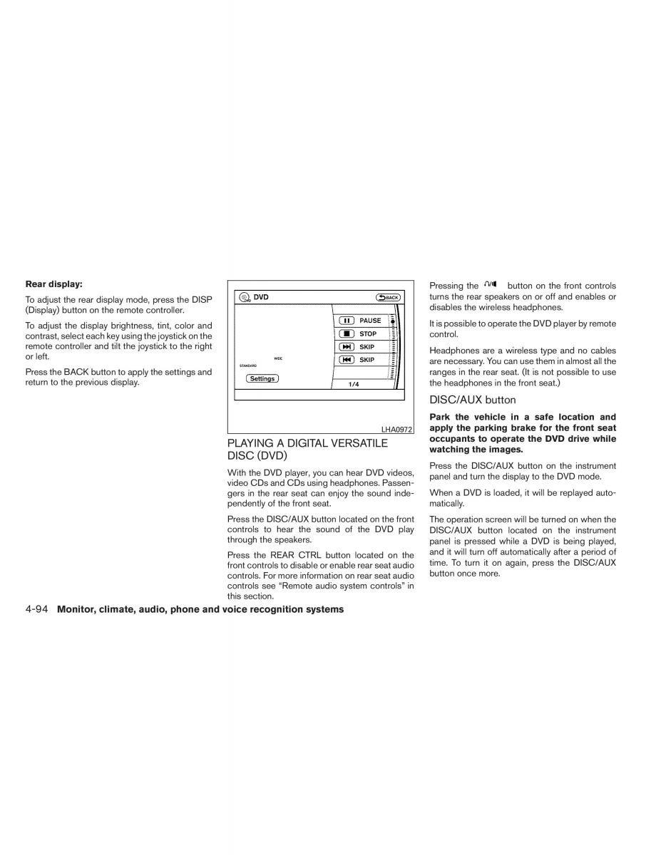 Nissan Pathfinder III 3 owners manual / page 267