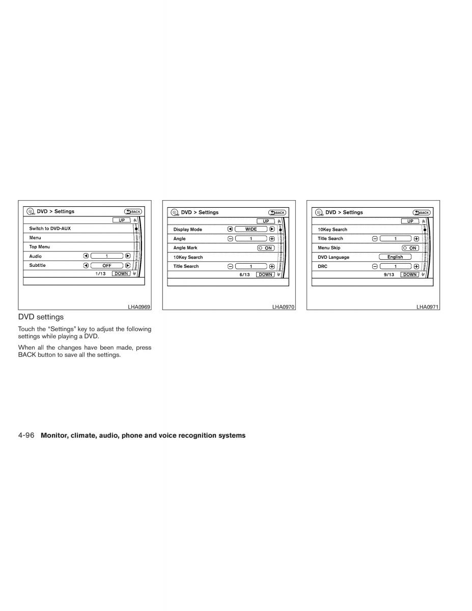 Nissan Pathfinder III 3 owners manual / page 269