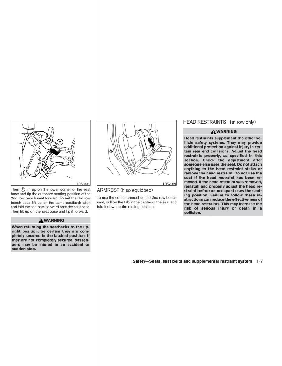 Nissan Pathfinder III 3 owners manual / page 28