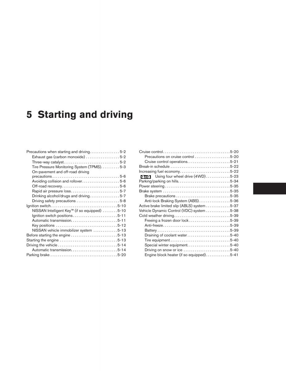 Nissan Pathfinder III 3 owners manual / page 330