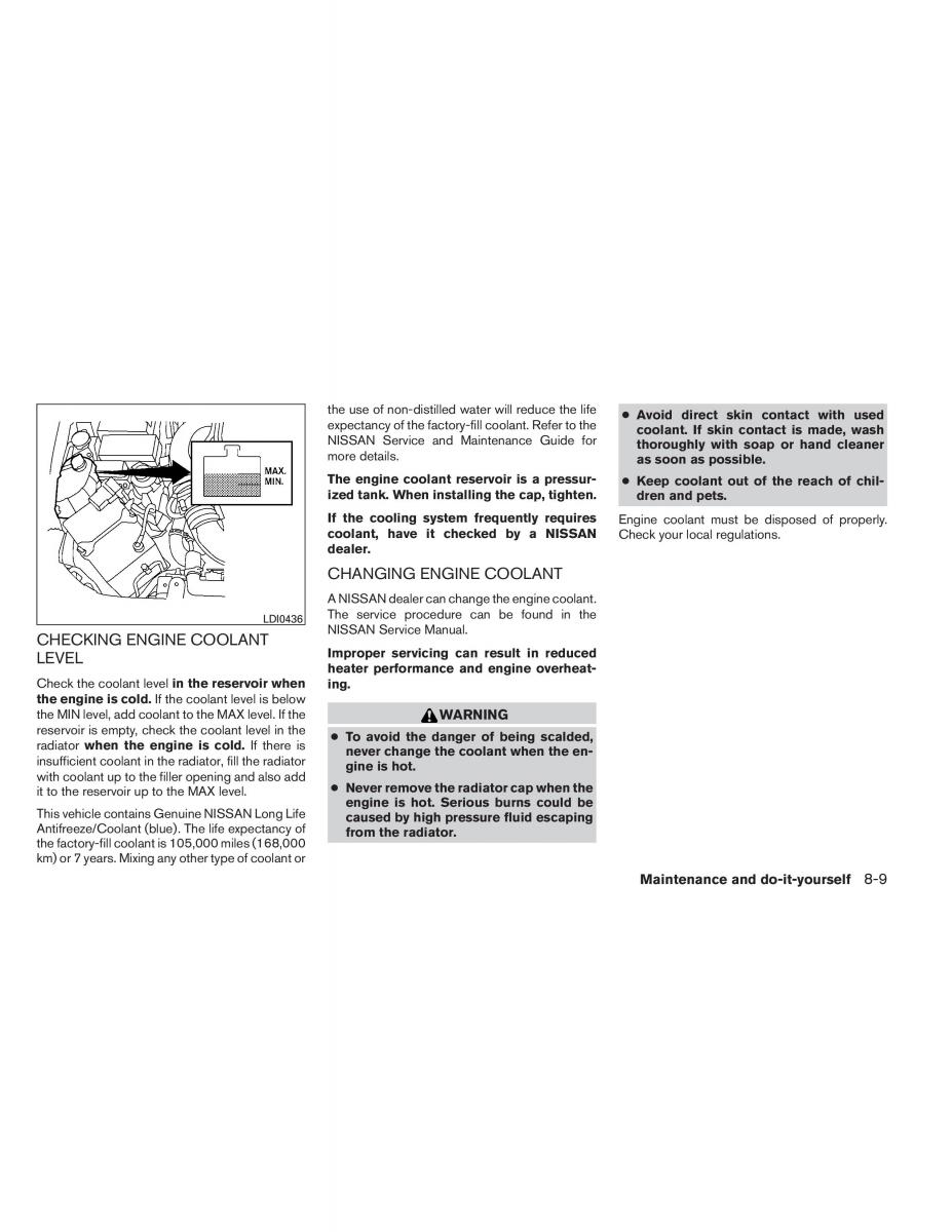 Nissan Pathfinder III 3 owners manual / page 400