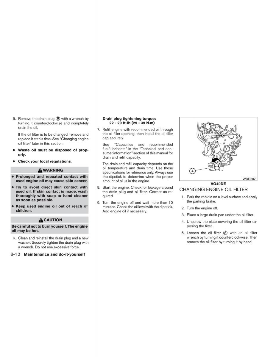 Nissan Pathfinder III 3 owners manual / page 403