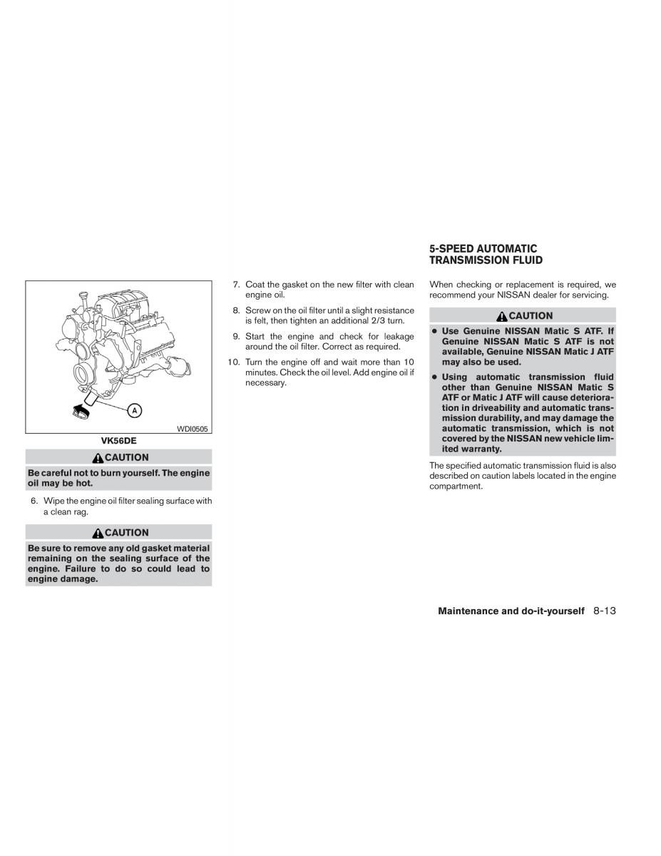 Nissan Pathfinder III 3 owners manual / page 404