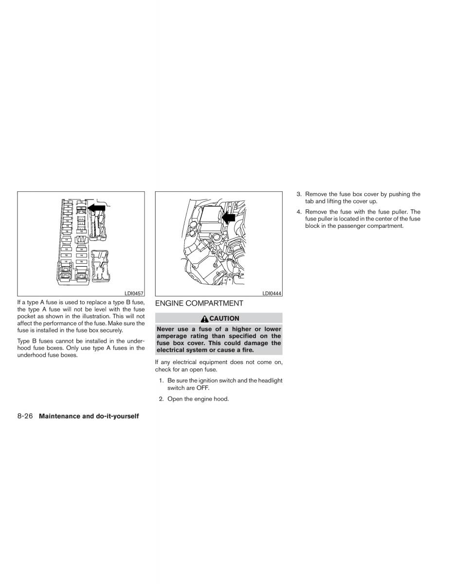 Nissan Pathfinder III 3 owners manual / page 417