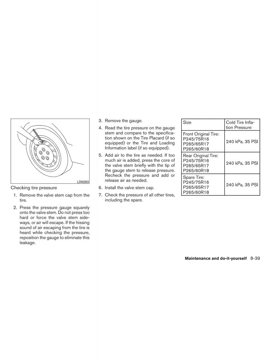 Nissan Pathfinder III 3 owners manual / page 430