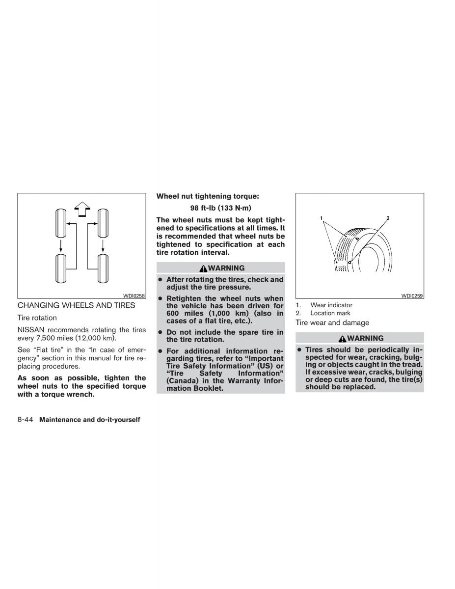 Nissan Pathfinder III 3 owners manual / page 435