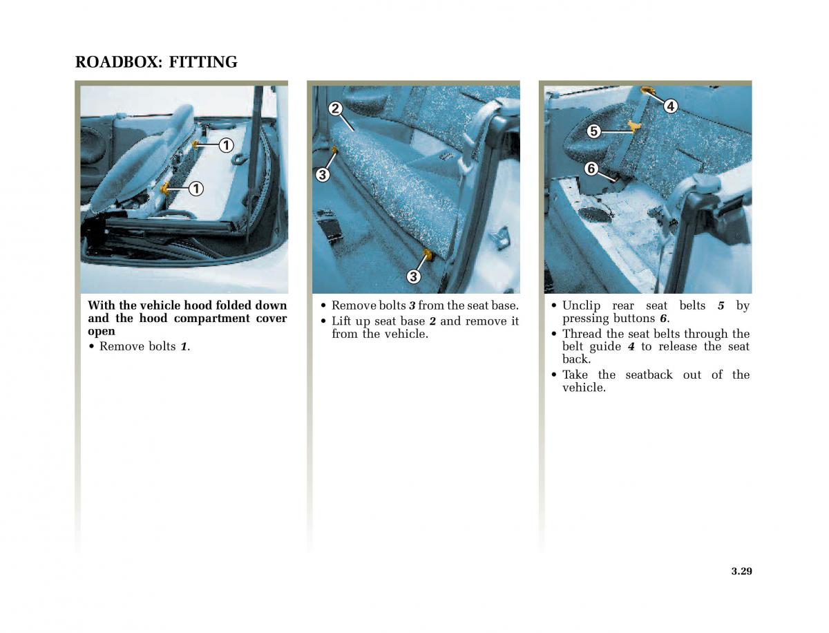 Renault Megane I 1 phase II owners manual / page 110