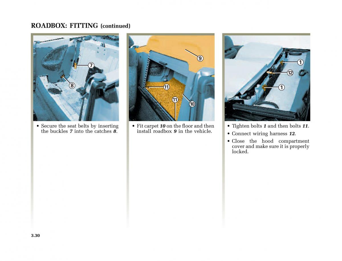 Renault Megane I 1 phase II owners manual / page 111