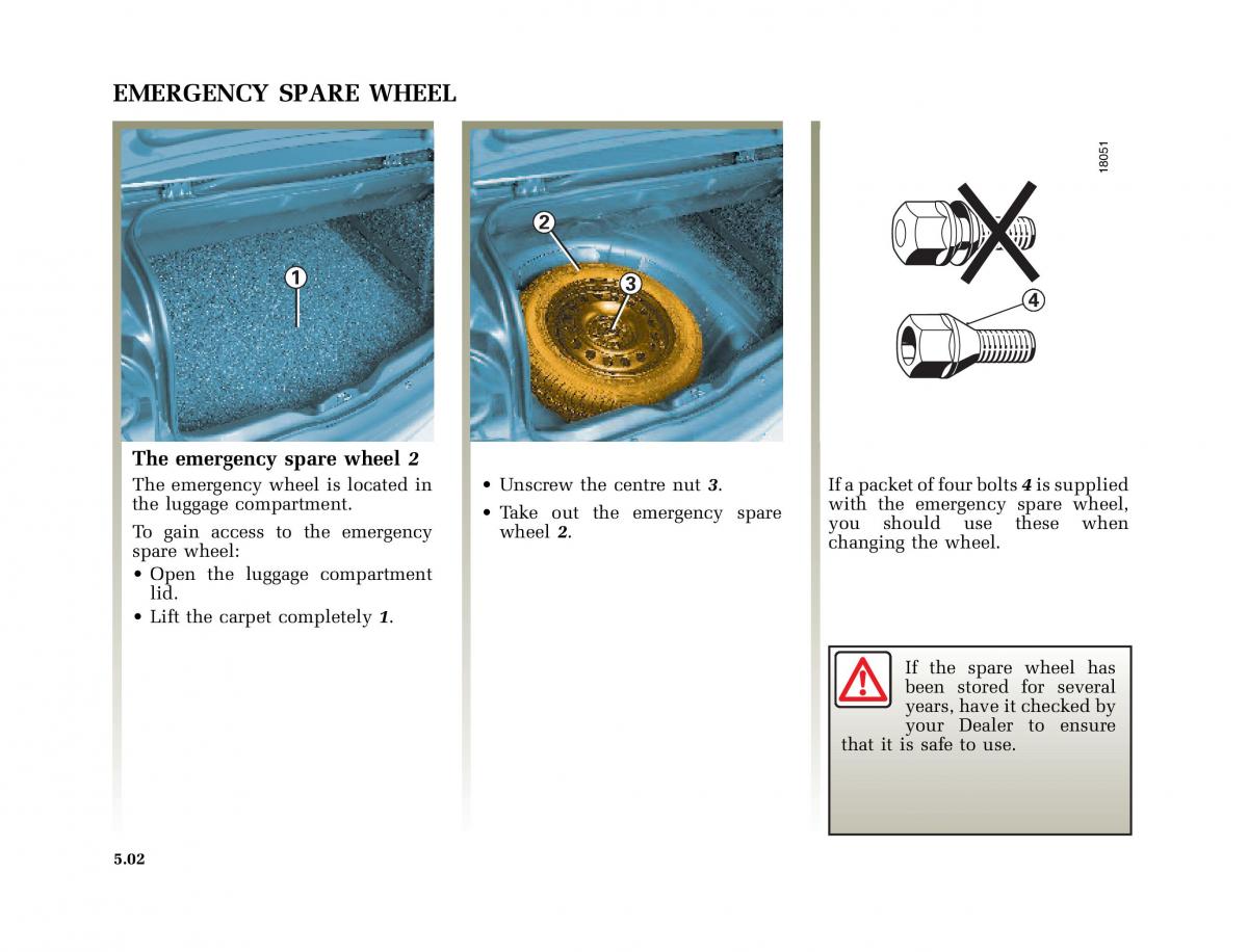 Renault Megane I 1 phase II owners manual / page 135