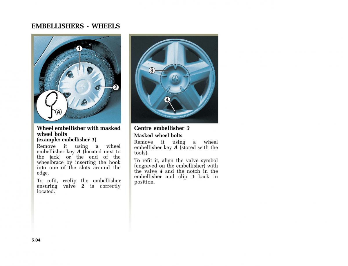 Renault Megane I 1 phase II owners manual / page 137