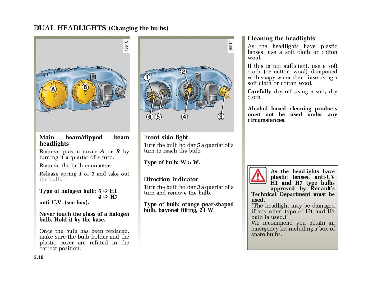 Renault Megane I 1 phase II owners manual / page 143