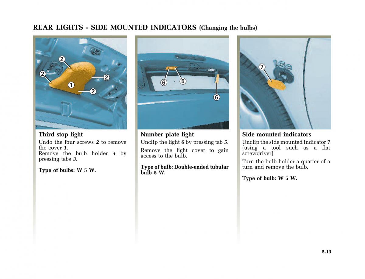 Renault Megane I 1 phase II owners manual / page 146