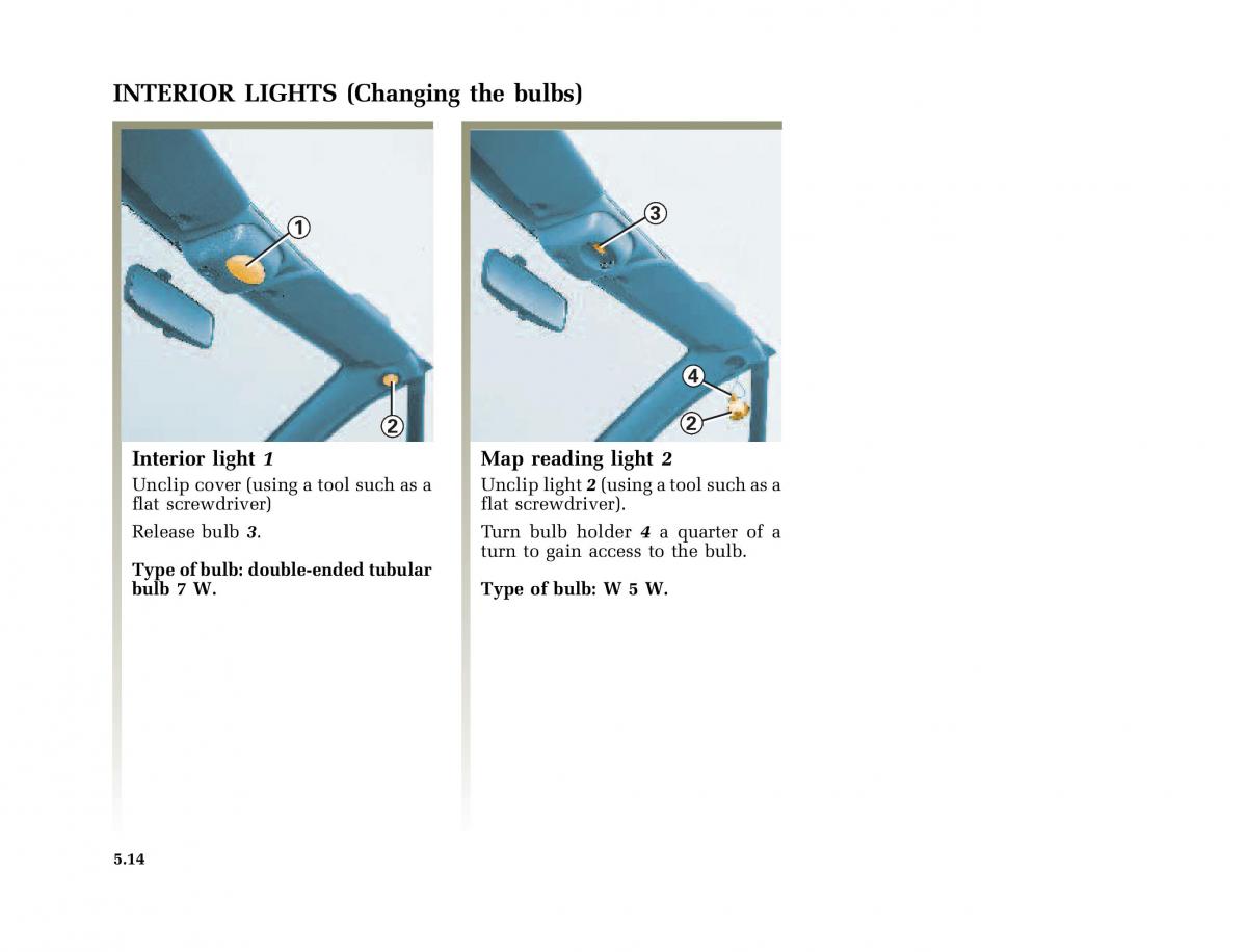 Renault Megane I 1 phase II owners manual / page 147