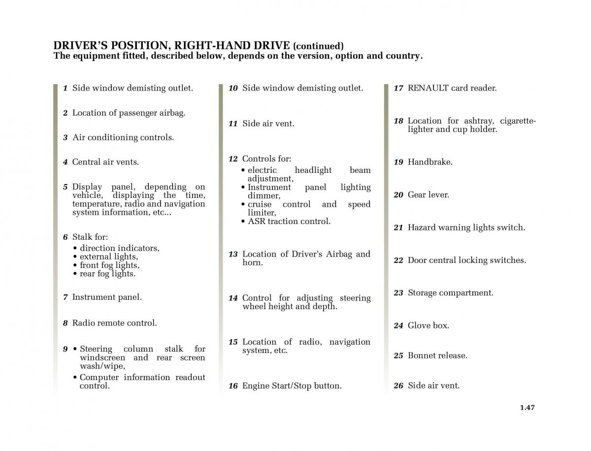 Renault Megane II 2 owners manual / page 56