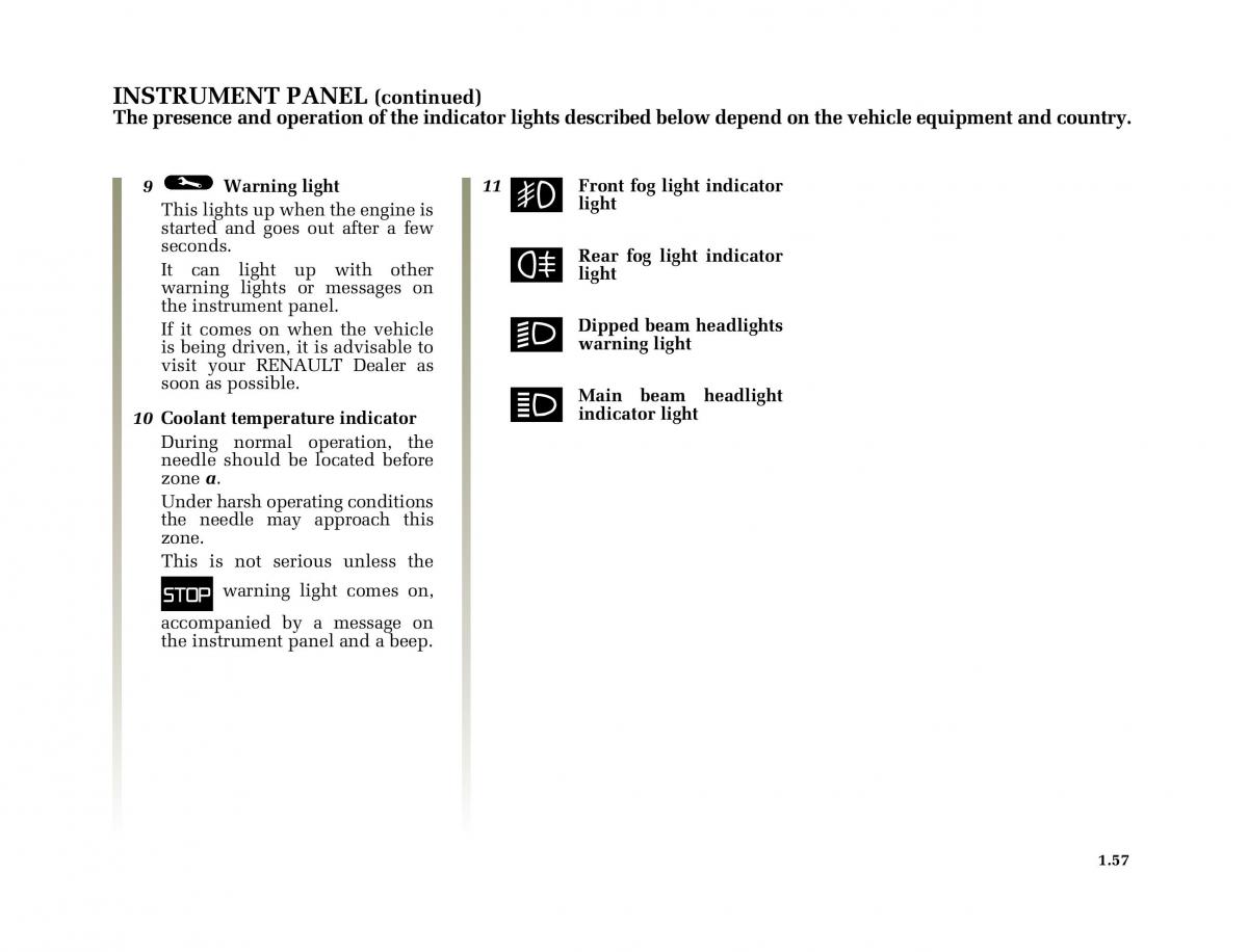 Renault Megane II 2 owners manual / page 66