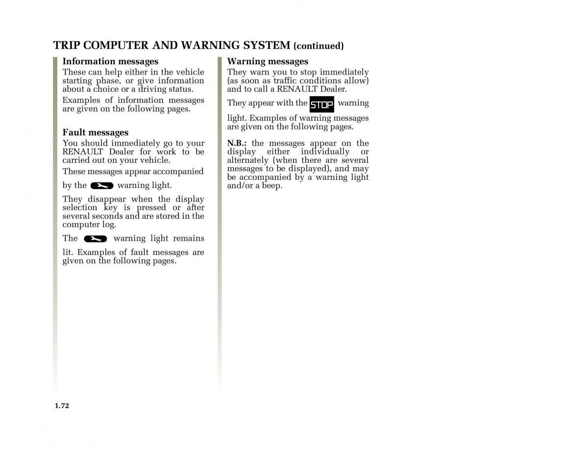 Renault Megane II 2 owners manual / page 81