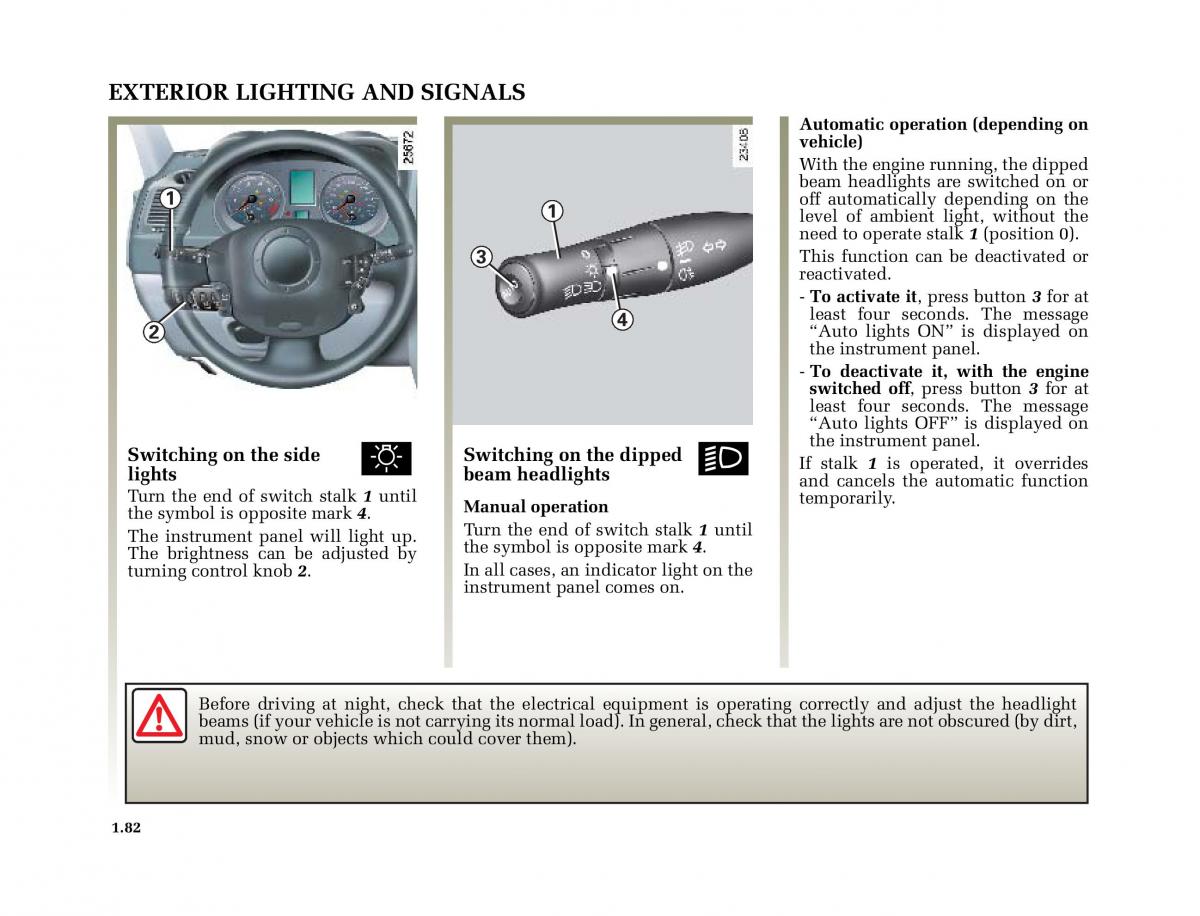 Renault Megane II 2 owners manual / page 91