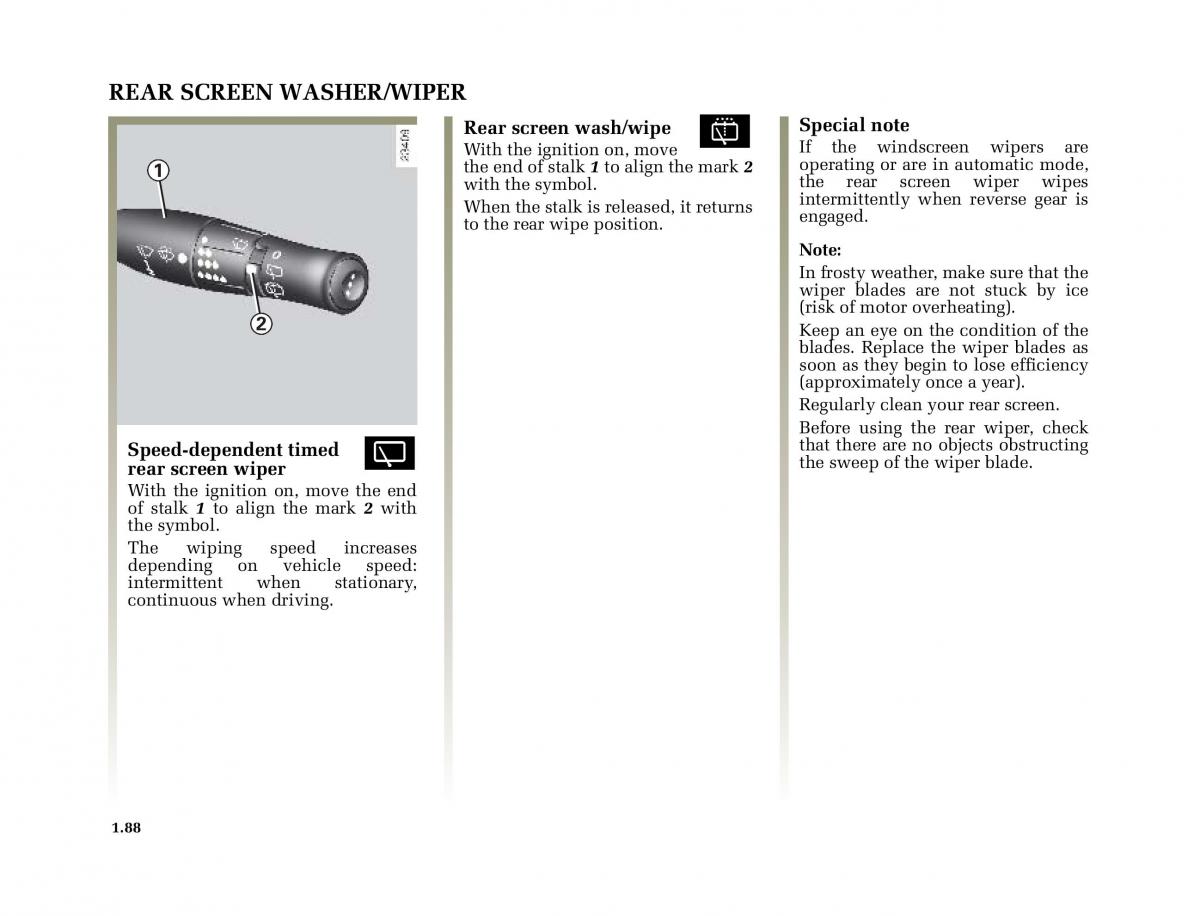 Renault Megane II 2 owners manual / page 97