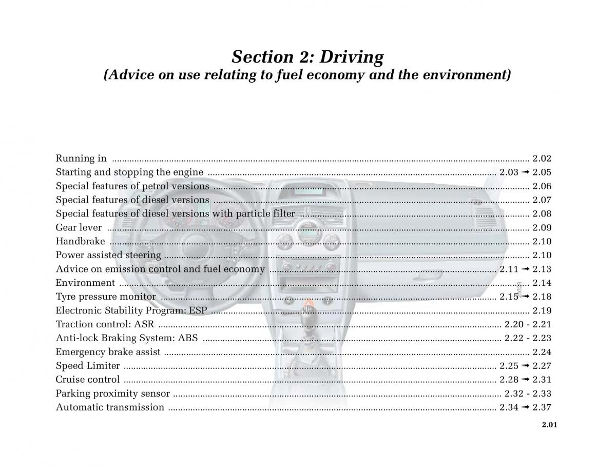 Renault Megane II 2 owners manual / page 100