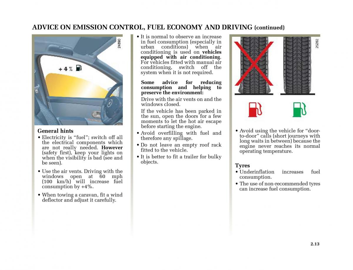 Renault Megane II 2 owners manual / page 112