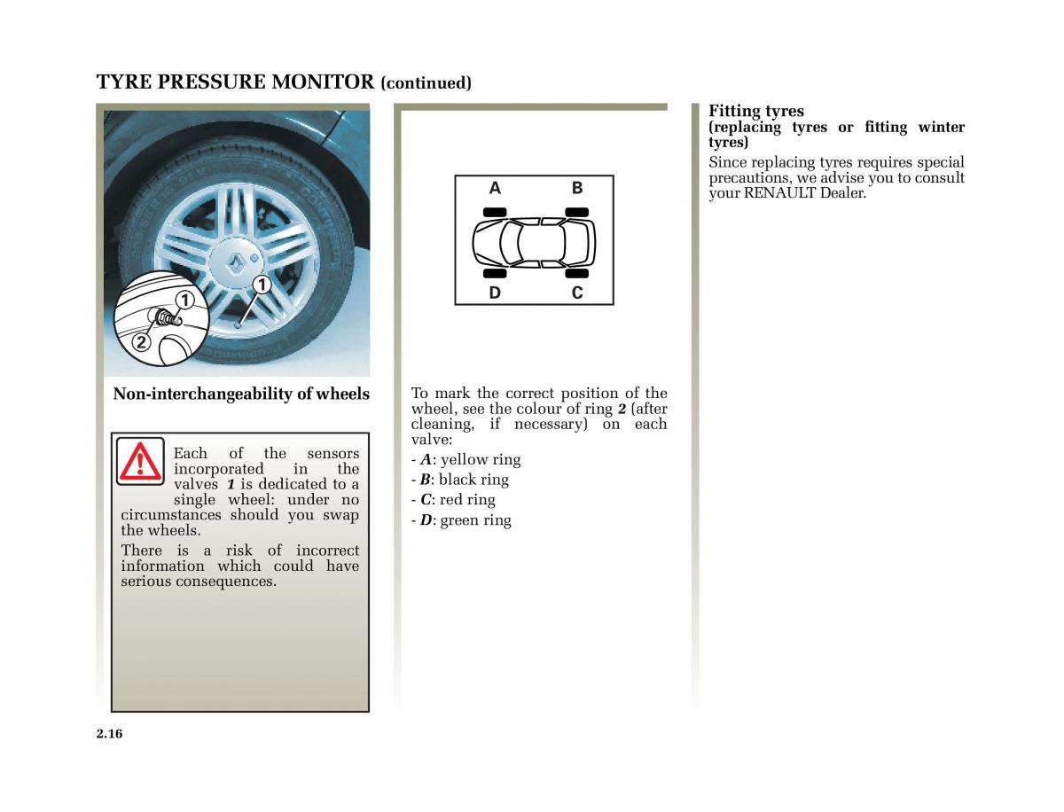 Renault Megane II 2 owners manual / page 115