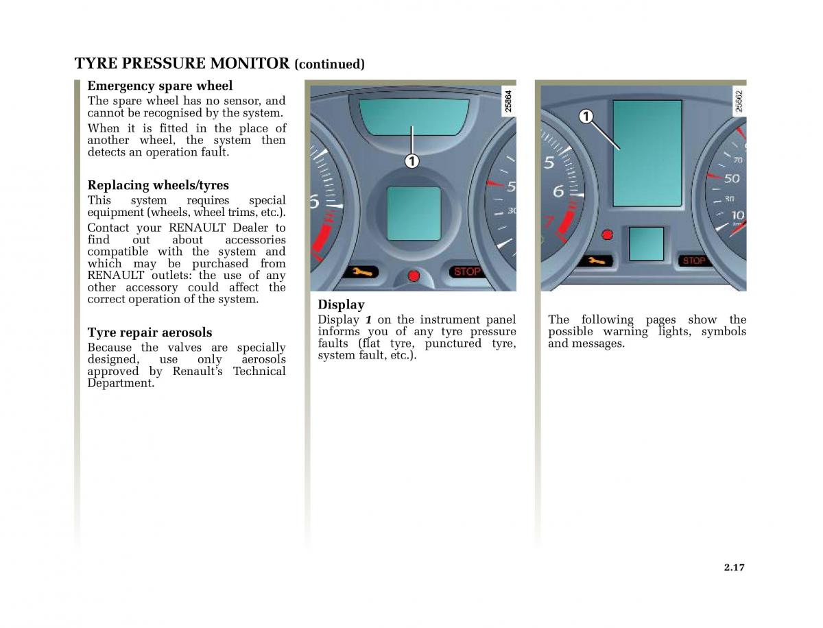 Renault Megane II 2 owners manual / page 116