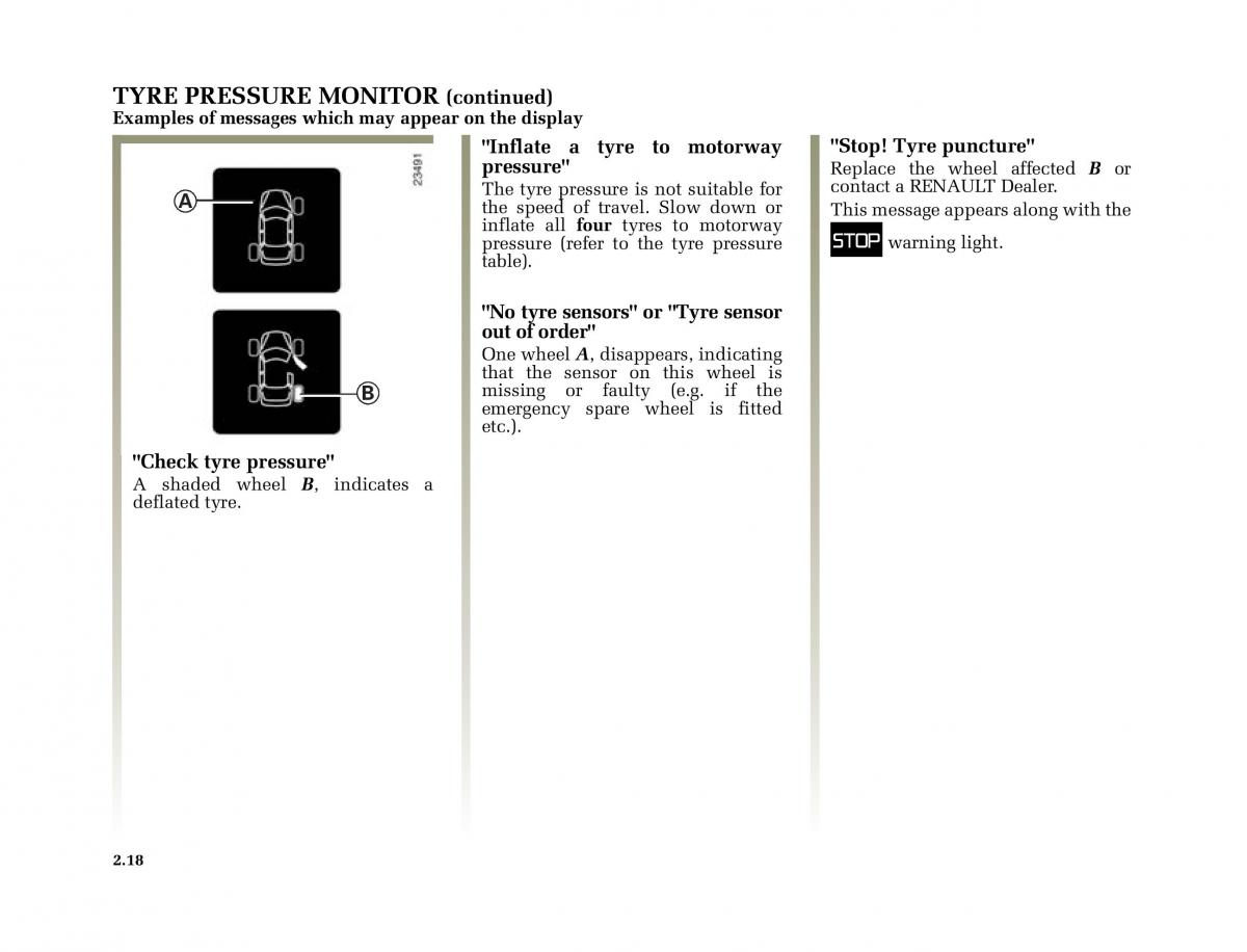 Renault Megane II 2 owners manual / page 117